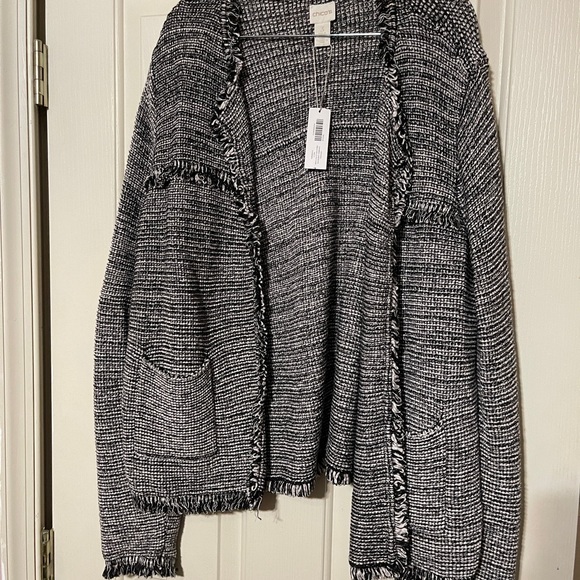 Snazzy Chicos size 3 sweater jacket NWT - Picture 9 of 11
